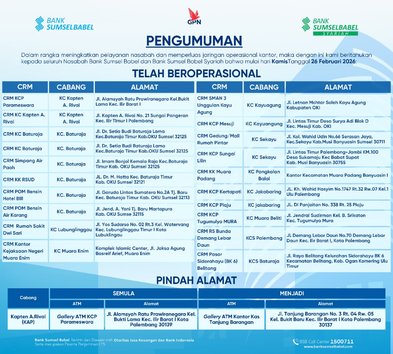 Office Network Announcement